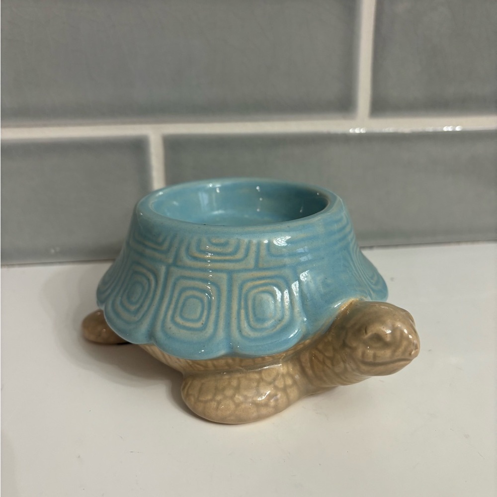 Pier 1 Ceramic turtle candle holder